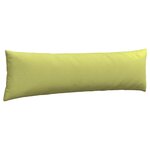 vidaXL Coussins de canapé 2 Pièces Vert clair 145 x 40 cm tissu