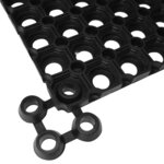 vidaXL Tapis caoutchouc 22 mm 80 x 120 cm