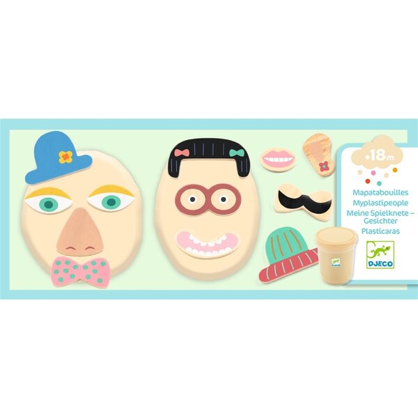 Djeco DJ09031 - Pâte à modeler Mapatabouilles