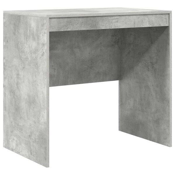 vidaXL Bureau Gris béton 80 x 50 x 76 cm