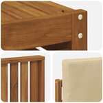 vidaXL Ensemble de canapés d'extérieur 11 Pièces Naturel et Beige