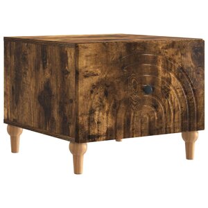 vidaXL Table basse Chêne fumé 49 x 50 x 40 cm Bois d'ingénierie