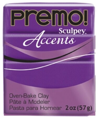 Pâte Sculpey Accent Purple pearl (violet nacré) - Sculpey