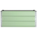 vidaXL Jardinière Vert pastel 100 x 50 x 45 cm Acier galvanisé