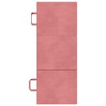 vidaXL Canapé-lit pliable 90 x 67 x 45 cm Rose