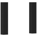 vidaXL Set de Meubles TV 4 Pièces Chêne noir 30 5 x 30 x 90 cm