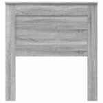vidaXL Tête de lit Gris Sonoma 80 cm Bois d'ingénierie
