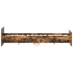 vidaXL Cadre de lit sans matelas chêne fumé 120x190 cm