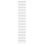 vidaXL Store zèbre blanc 50x200 cm largeur du tissu 45 9 cm polyester