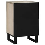 vidaXL Cabinet de salle de bain Marron et Noir 38 x 33.5 x 58 cm
