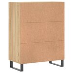 vidaXL Buffet chêne sonoma 69 5x34x90 cm bois d'ingénierie