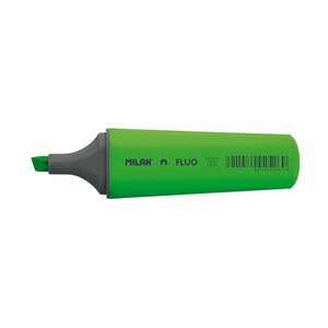LOT de 12 Marqueur Milan Fluorescent - Pointe biseautée 1 - 4 8 mm - Couleur Vert
