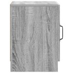 vidaXL Cabinet de chevet Sonoma gris 43 x 34 5 x 47 cm