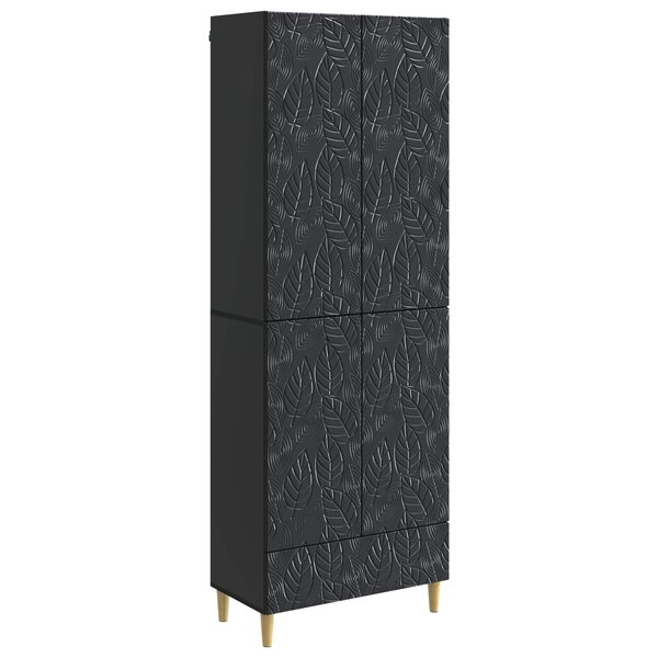 vidaXL Ensemble de Meubles 2 Pièces Noir Bois d'ingénierie