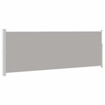 vidaXL Auvent latéral rétractable 160 x 500 cm Gris