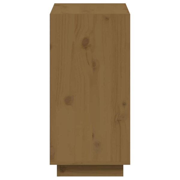 vidaXL Bibliothèque/Cloison Marron miel 80x25x101 cm Bois massif814057 | fnac Belgique