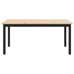 vidaXL Table basse Naturel 100 x 50 x 45 cm Bois de pin massif
