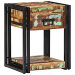 vidaXL Cabinet de chevet 40 x 35 x 50 cm bois de récupération massif