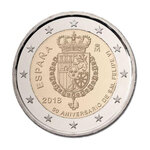 2 euros commémorative Espagne 2018 - Roi Felipe VI.