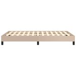 vidaXL Cadre de lit sans matelas cappuccino 120x200 cm similicuir