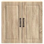 vidaXL Armoire Murale 59 x 31 x 60 cm Bois d'ingénierie Chêne Sonoma