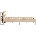 vidaXL Cadre de lit sans matelas 140x200 cm bois massif de pin