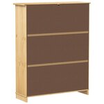 vidaXL Armoire à chaussures Corona 99x32x124 5 cm bois de pin massif