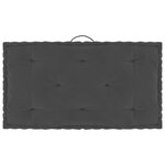 vidaXL Coussins de plancher de palette 7 Pièces Anthracite Coton