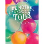 Grande carte anniversaire de notre part à tous - draeger paris