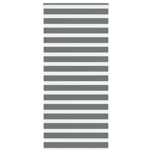 vidaXL Store zèbre gris foncé largeur du tissu 105 9 cm polyester