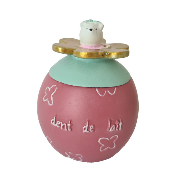 Petite boite à dents de lait fleur