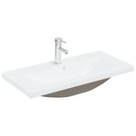 vidaXL Ensemble de meubles de salle de bain 2 Pièces chêne sonoma
