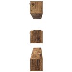 vidaXL Ensemble de meubles TV 8 Pièces Bois ancien Bois d'ingénierie