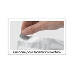 Sachet plastique zip aluminium opaque à soudures étanches 12x18 cm (lot de 250)