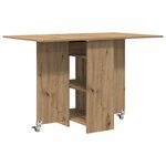 vidaXL Table à dîner 115 x 70 x 75 cm Bois d'ingénierie Rectangulaire