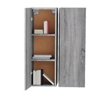 vidaXL Meubles TV 2 Pièces Sonoma gris 30 5x30x90 cm Bois d'ingénierie