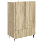 vidaXL Buffet Chêne Sonoma 66 x 34 5 x 97 cm Bois d'ingénierie