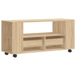 vidaXL Meubles TV chêne sonoma 102x34 5x43 cm bois d'ingénierie