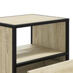 vidaXL Tables de chevet murales 2 Pièces chêne sonoma 40x31x39 5 cm