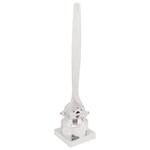 vidaXL Sculpture Argent 26 x 26 x 110 cm Aluminium