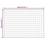 vidaXL Couverture lestée Bleu 138x200 cm 10 kg Tissu