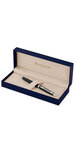 Waterman hemisphere stylo bille  noir mat  recharge bleue pointe moyenne  coffret cadeau