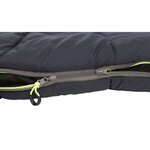 Outwell Sac de couchage Contour Lux Bleu foncé Fermeture éclair droite