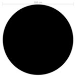 vidaXL Couverture de piscine Noir 300 cm PE