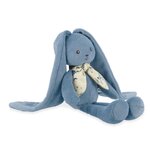 Doudou Pantin lapin bleu 25cm