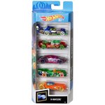 Hot wheels coffret de 5 voitures (modele aléatoire)