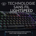 Clavier Gaming - Sans fil - LOGITECH G - G915 TKL LIGHTSPEED RVB - Switch GL LINEAR - Carbon