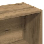 vidaXL Bibliothèque chêne artisanal 60 5x30x90 cm bois d'ingénierie