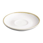 Soucoupes couleur craie pour tasses à expresso 160mm kiln - lot de 6 - olympia -  - porcelaine