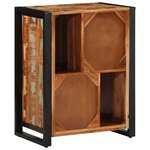 vidaXL Buffet multicolore 55x35x70 cm bois massif récupération